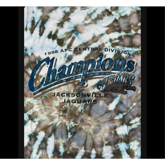 Vintage 1998 Jacksonville Jaguars Tie-Dye Long Sleeve - Picture 3 of 3